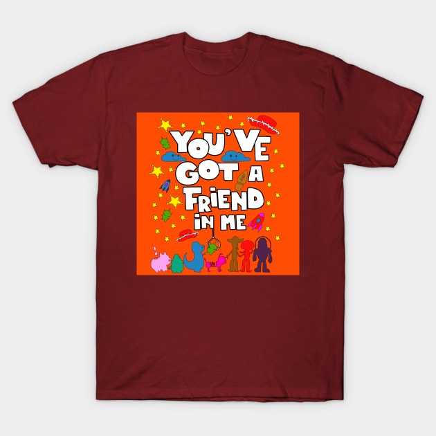 toys for friends T-Shirt by jorge_lebeau